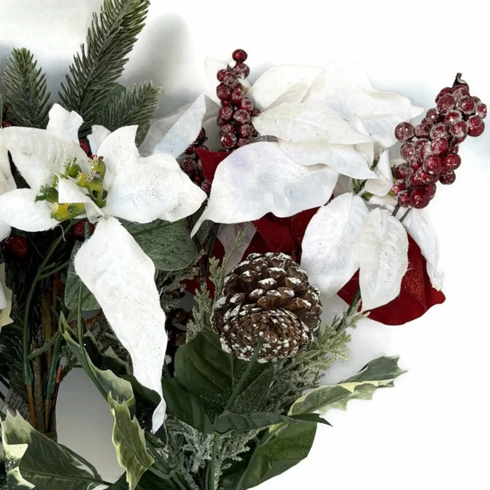 Christmas Floral Decor Lot